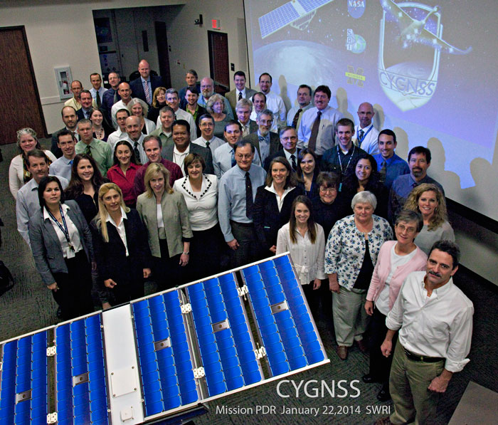 CYGNSS team, San Antonio, TX, Jan. 2014